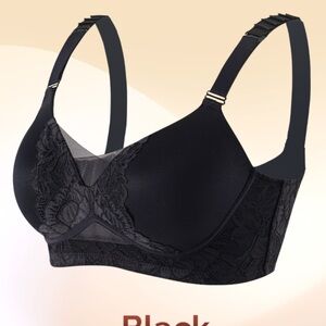 Chic Black Lace Bra